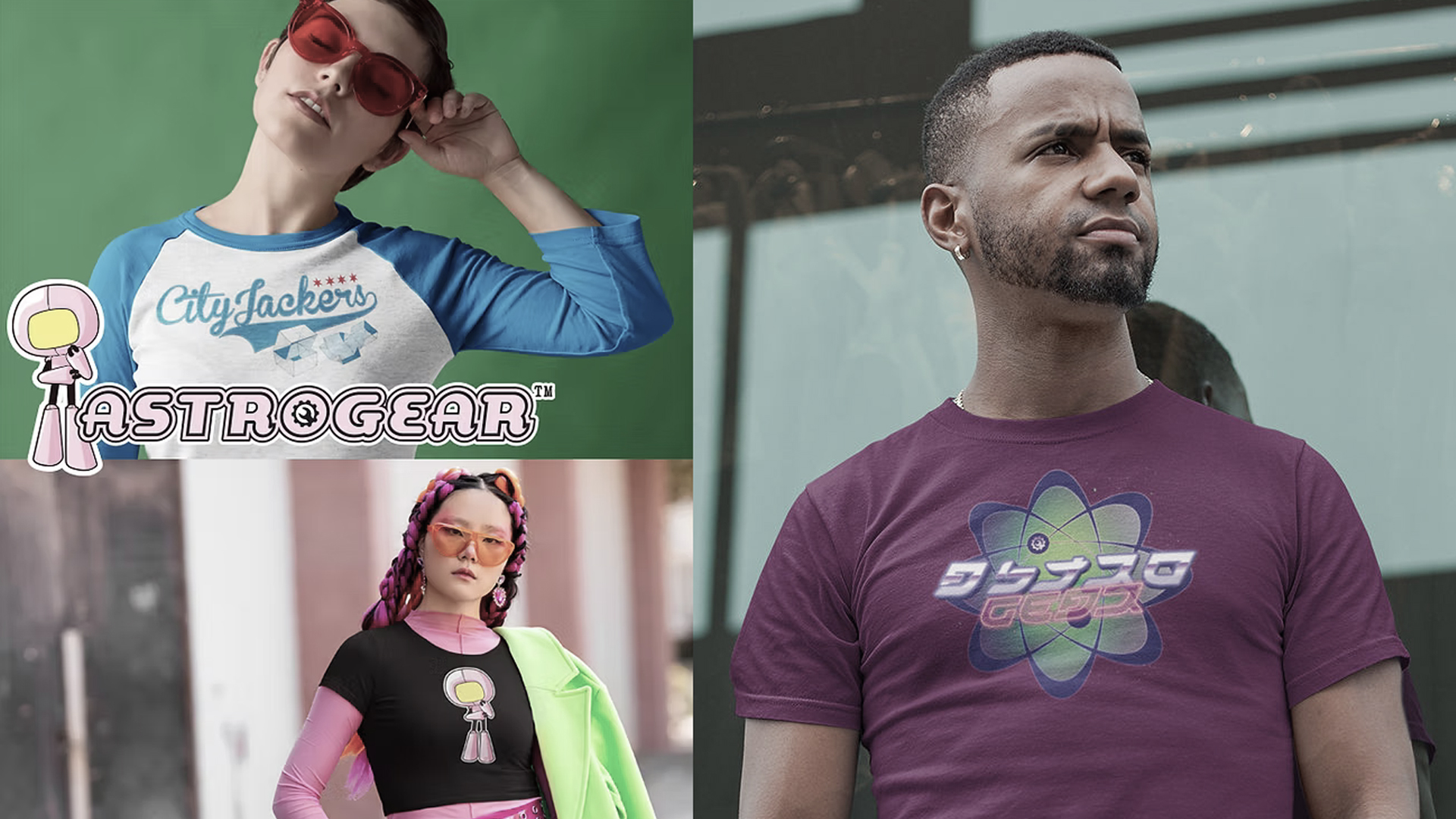 Astrogear designs by Better Days Agency