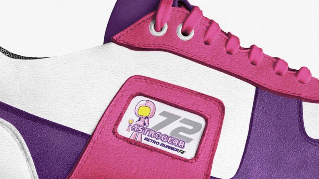 Astrogear Retrorunner womens shoe designed by Better Days Agency