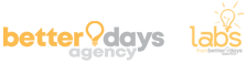 Better Days Agency and Labs logos side by side